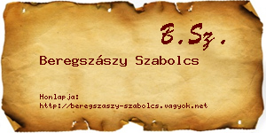 Beregszászy Szabolcs névjegykártya