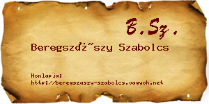 Beregszászy Szabolcs névjegykártya